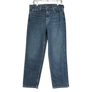 Calvin Klein Jeans‎ Dark Denim Blue Straight Leg Stretch Jeans Size 12